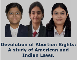 Regression of Abortion Rights: A study of American and Indian Laws.